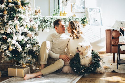 senior man sitting on the floor with his dog