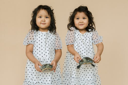 children interacting with pets