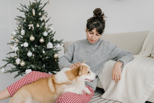 family cleaning pet hair from couch